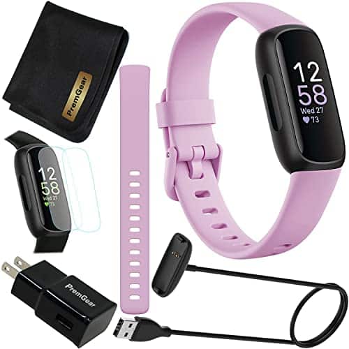 Fitbit Inspire 3 Health & Fitness Activity Tracker (Lilac Bliss) With Workout Intensity, Sleep Tracking,