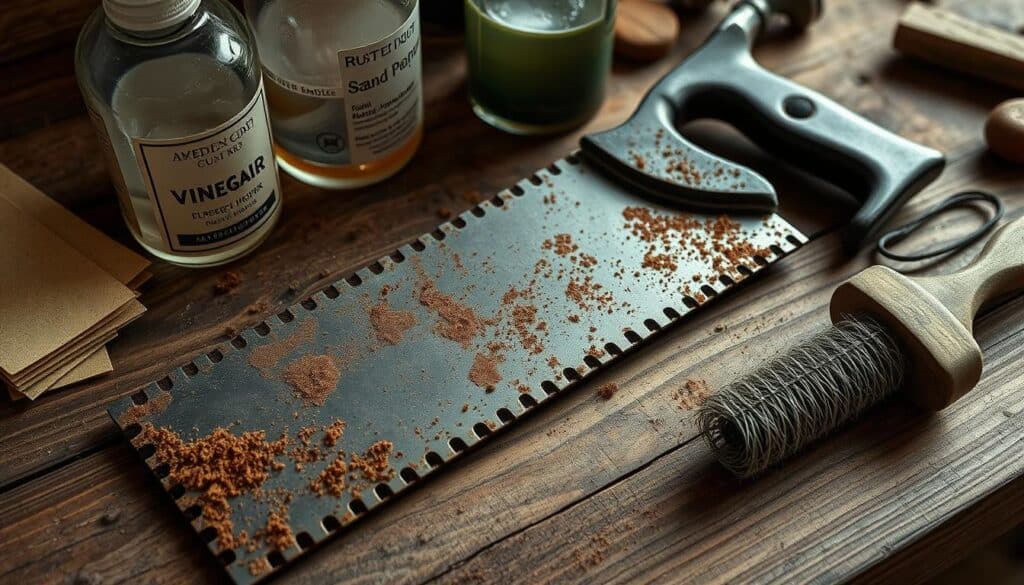 Best way to remove rust from Handsaws