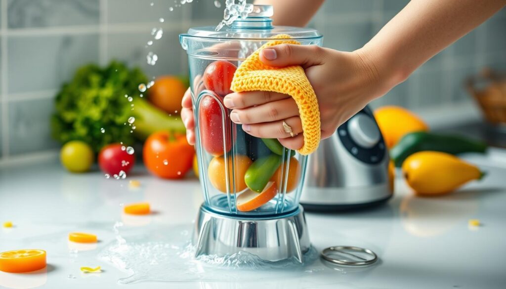 cleaning baby food blenders